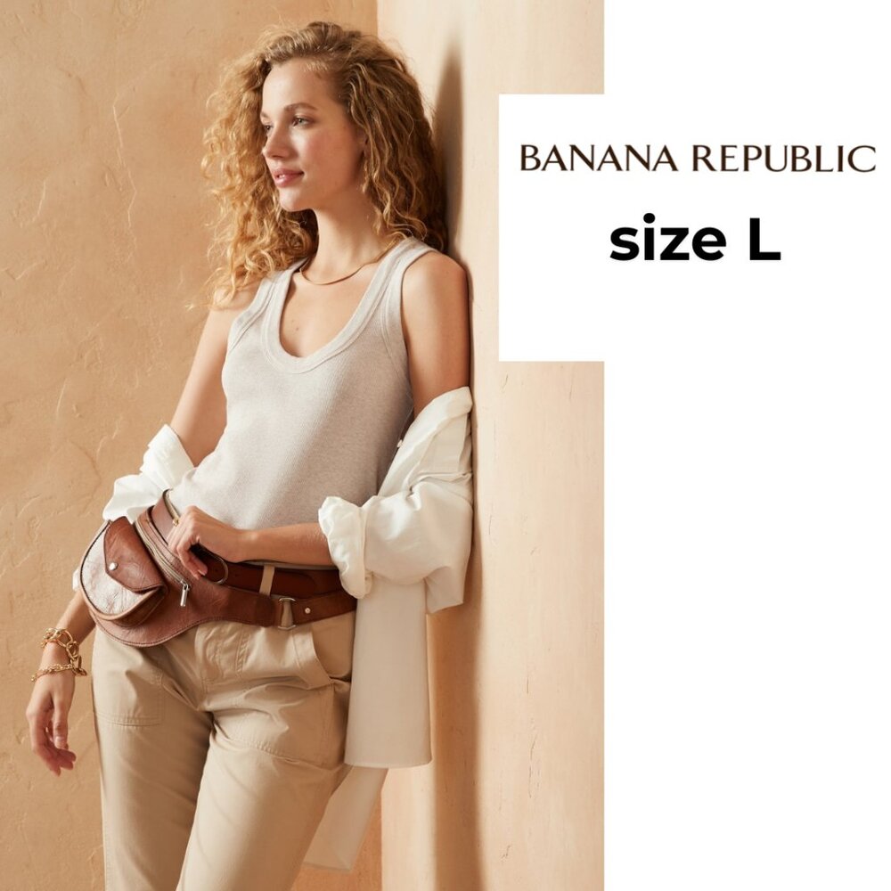 Banana Republic Ribbed Scoop-Neck Tank